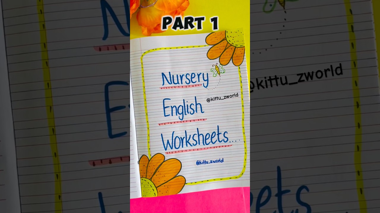 Nursery english diy worksheets ideas #shorts #viral #worksheets #nursery