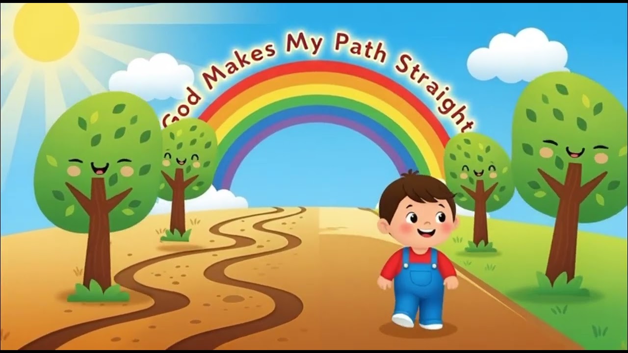 Trust in the Lord | Proverbs 3:5–6 Song for Toddlers | Christian Cartoon Bible Song for Kids