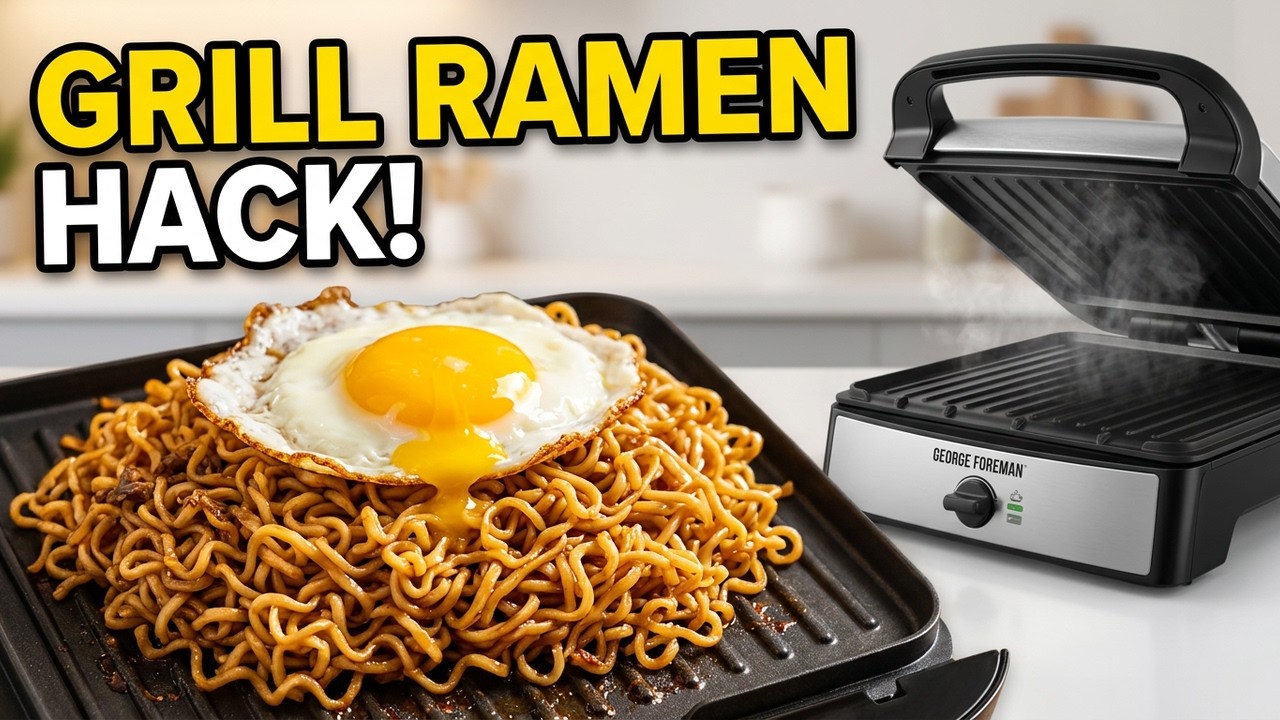 How to Make Ramen Noodles With Egg on a George Foreman Grill