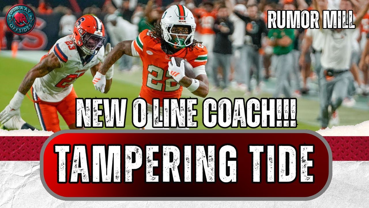 Tide Tampering for RB | Coach Kap OUT! | Rumor Mill