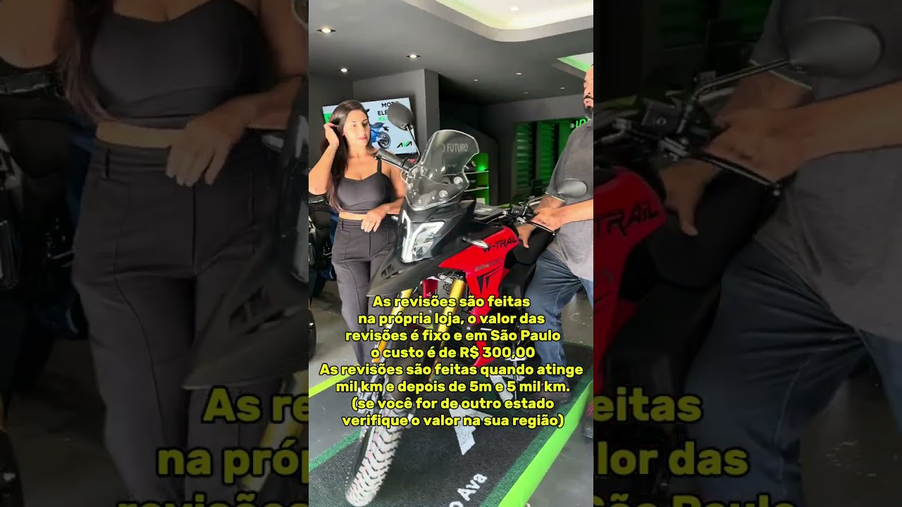 Moto elétrica W-trail da Watts, comentários e teste ride. @_grupoava