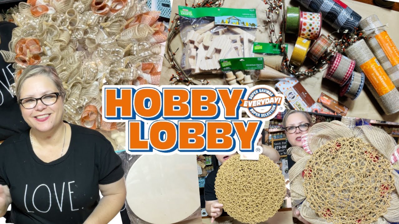 🍂Hobby Lobby Haul 8.27.2021 || Wreath Mesh Tips and What I use to Cover The Back of My Wreaths