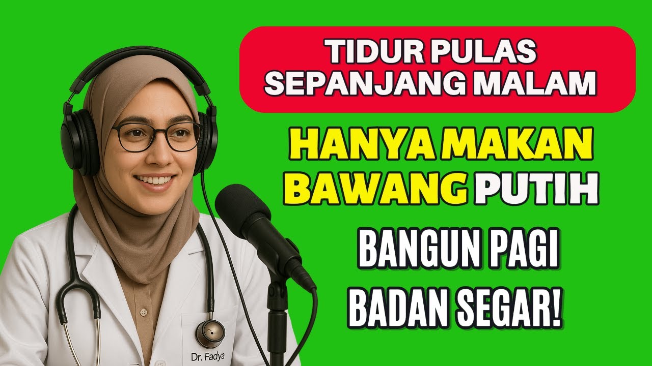 DOKTER BONGKAR! Lansia Sulit Tidur Malam? Coba Bawang Putih, Tidur Nyenyak Sampai Pagi...