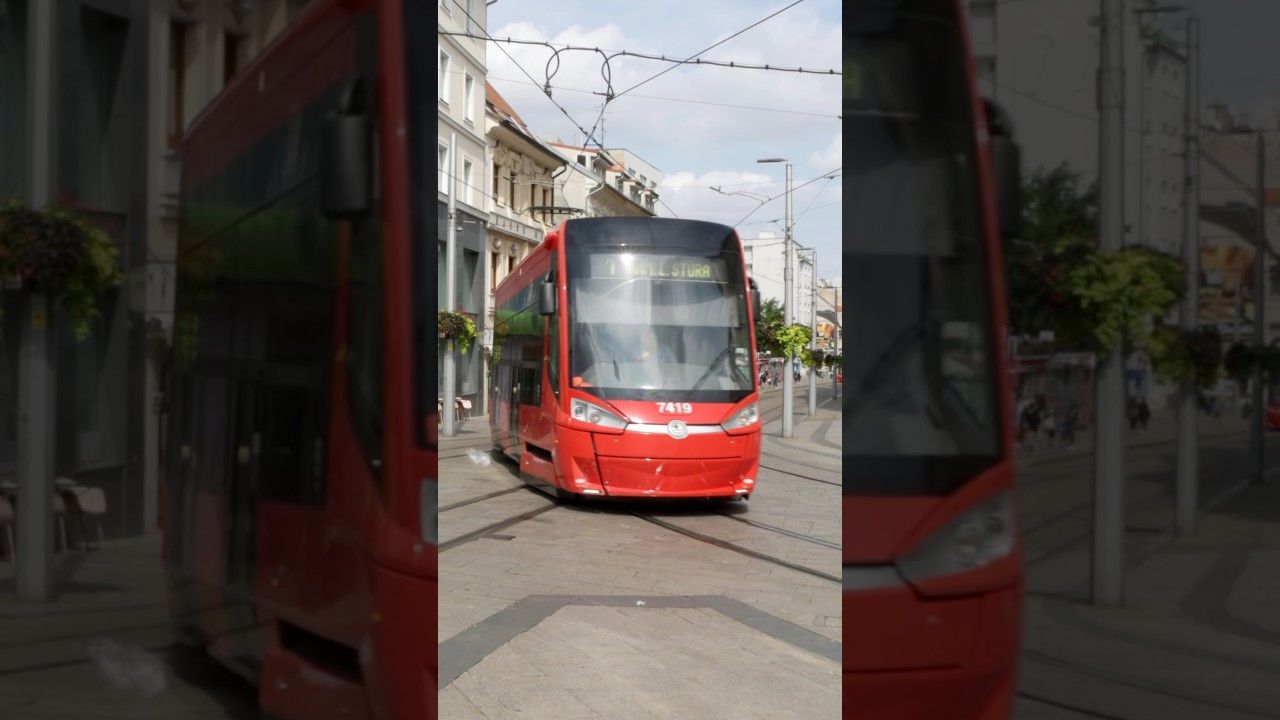 &Scaron;koda 29T in Bratislava🇸🇰 #tram #publictransport #bratislava #slovakia #shorts