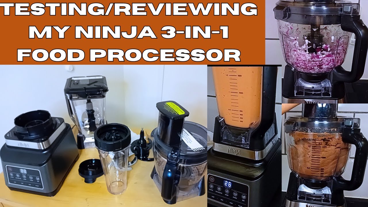 TESTING/REVIEWING MY NINJA 3-IN-1 FOOD PROCESSOR|my rating #ninja #foodprocessor #foodie #cooking