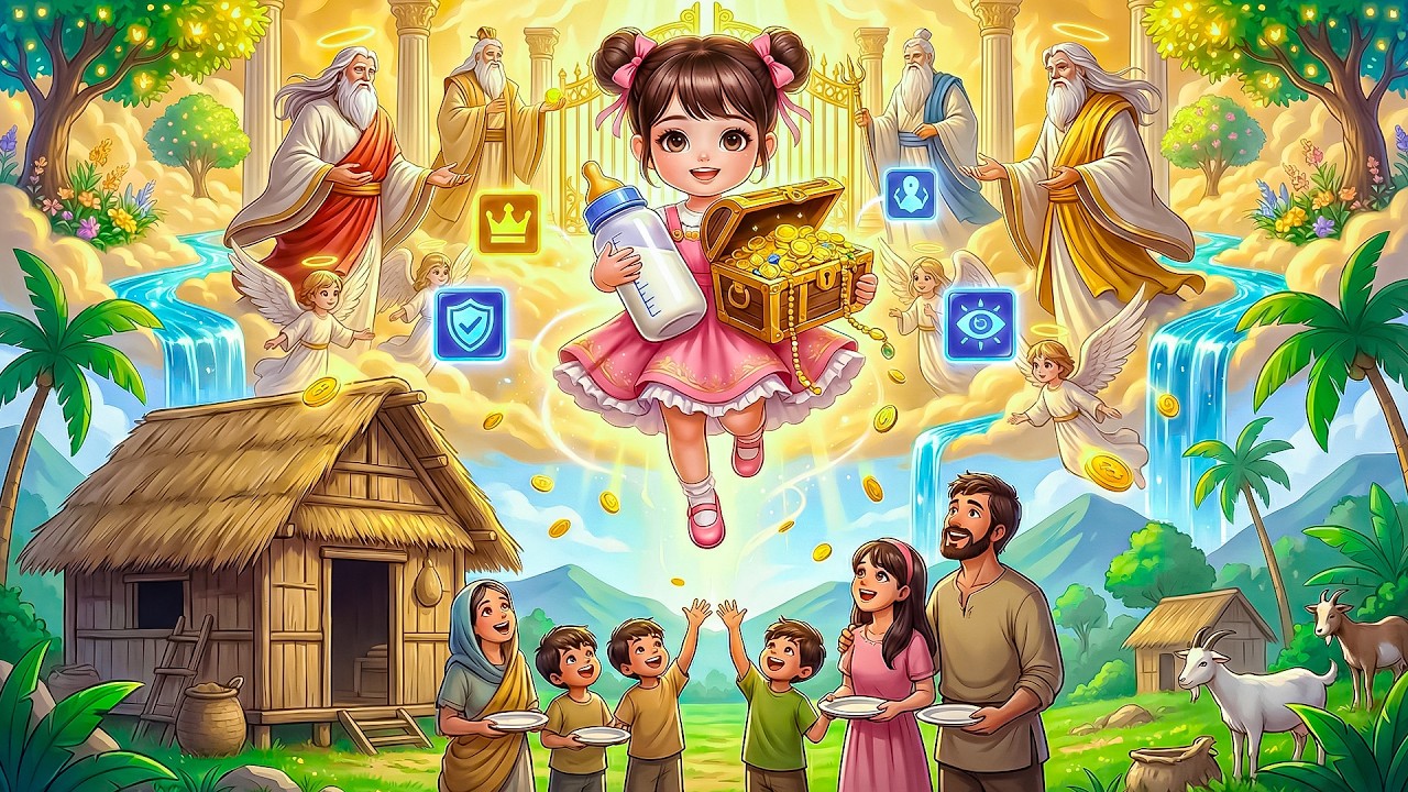 GODS Kicked Me, But I LOOTED The Heavenly Realm To SAVE My STARVING Mortal FAMILY !