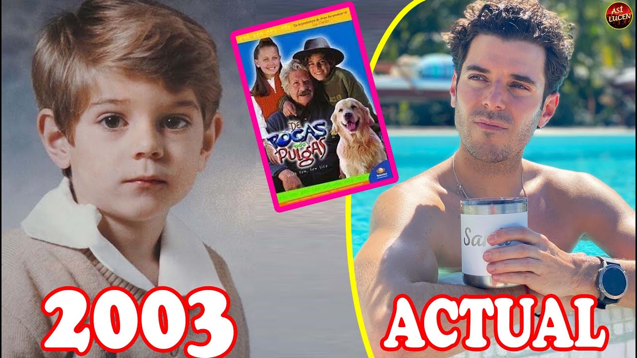 ASÍ LUCEN… SANTIAGO MIRABENT Y LOS ACTORES DE “DE POCAS, POCAS PULGAS” TELENOVELA DEL 2003, EN LA AC