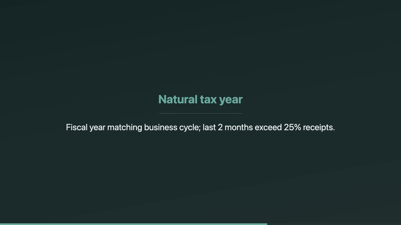 EA Exam Course: Natural Tax Year vs. Section 444 Election (Forms 1128 vs 8716)