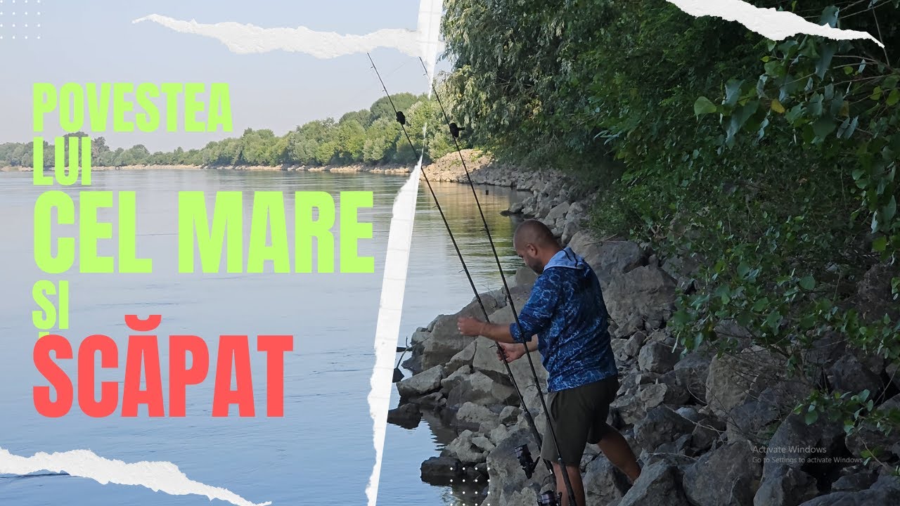 La Dunare in pietre! Pescuit pe canicula