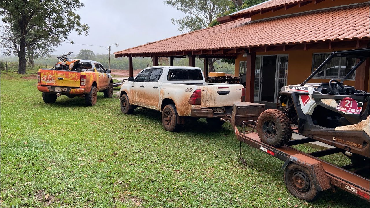 FUI PASSAR O FIM DE SEMANA NUMA FAZENDA TOP DE LINHA!! MUITO BARRO E CHUVA NA ESTRADA!!