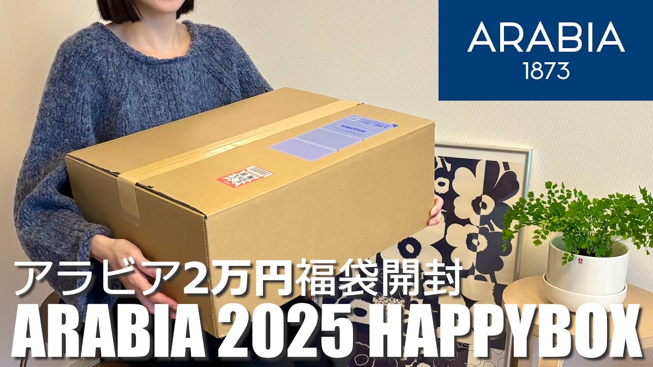 【ARABIA2025福袋開封🎍】アラビアの2万円福袋が大当たりでした|北欧・フィンランドがやっぱり好き🇫🇮