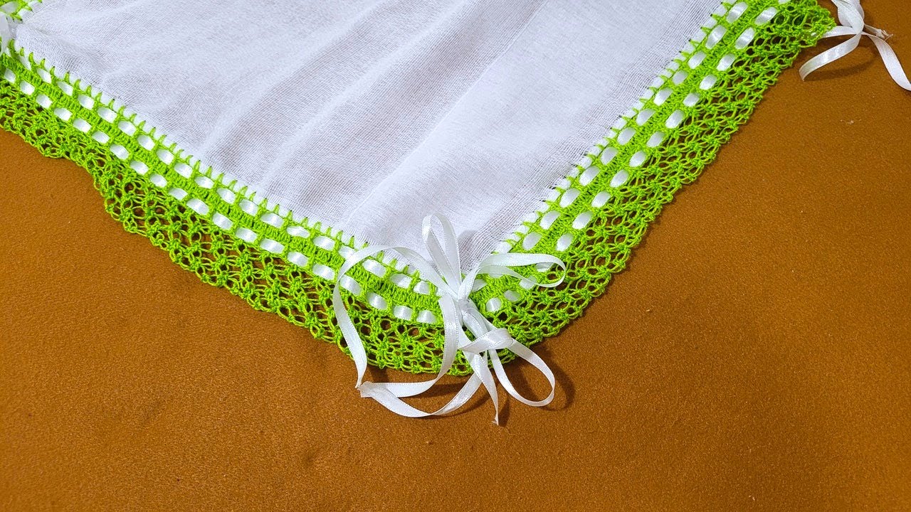 Ponto de Croche para Manta de Bebe  Fácil com Ponto Segredo - 421