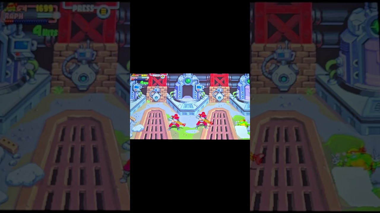 Raphael TMNT Shredder's Revenge Game Play (Level 12)