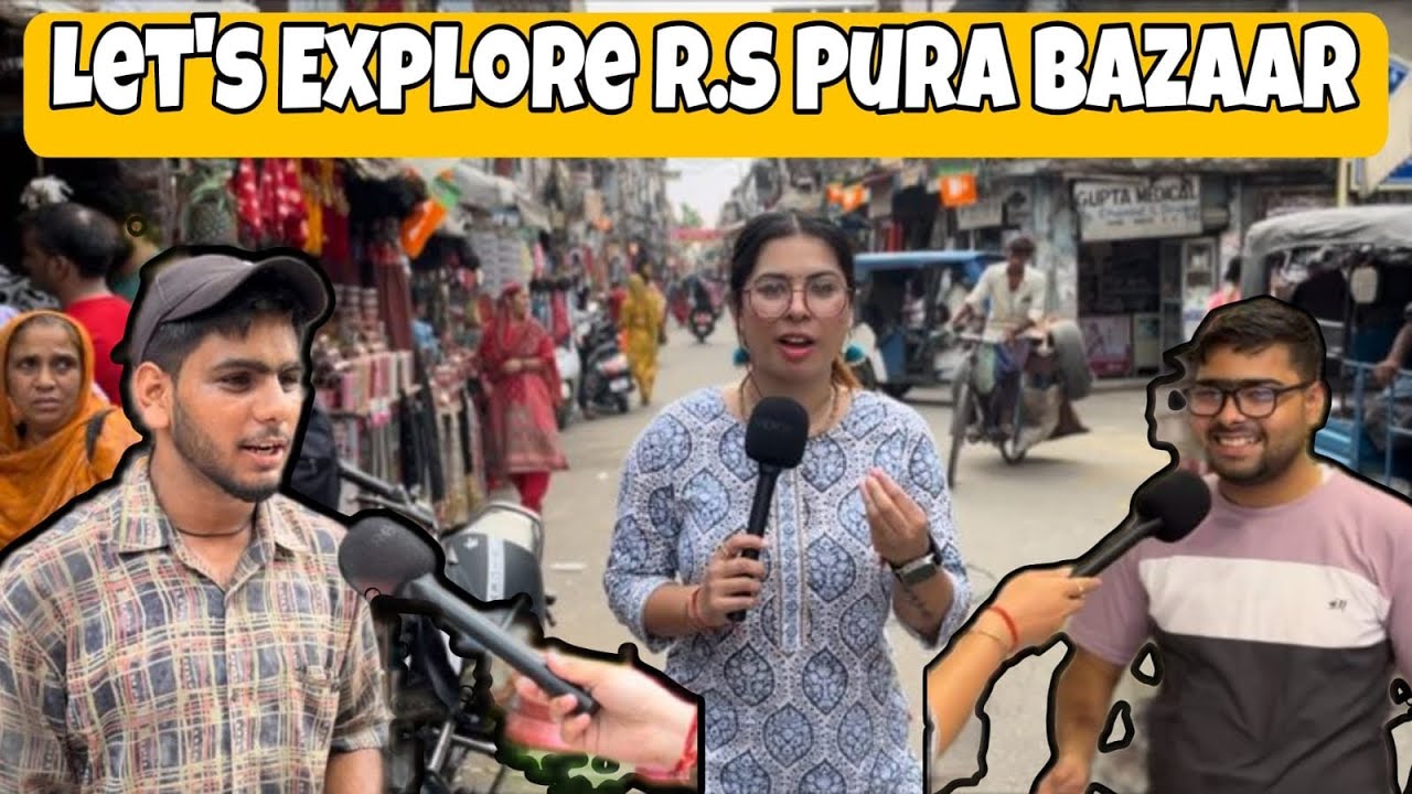 RS Pura Bazaar Ki Sair 😍 // RS Pura K Basmati Rice Bohat Famous Hain
