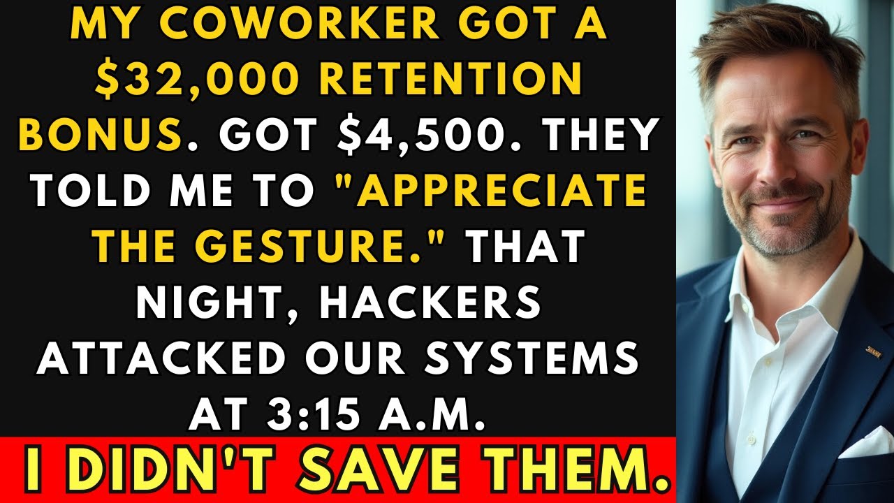 My Coworker Got A $32,000 Retention Bonus. I Got $4,500—So I Walked Out At 3:15 A.M