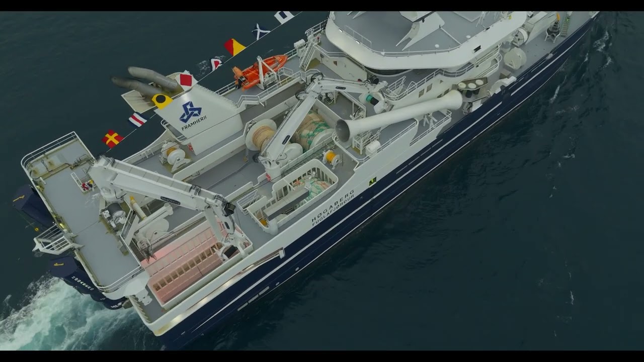 Framherji's new pelagic trawler Høgaberg