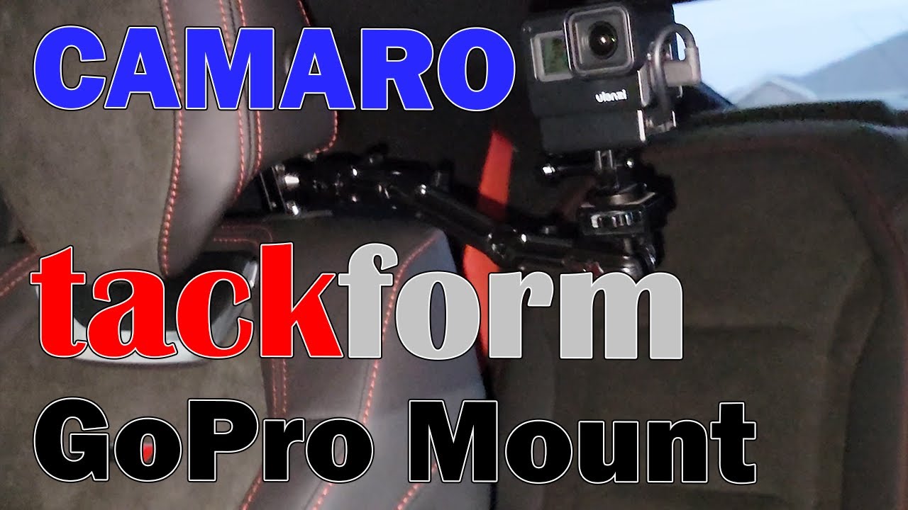 TackForm Headrest GoPro Mount | 6th Gen Camaro Install & Review