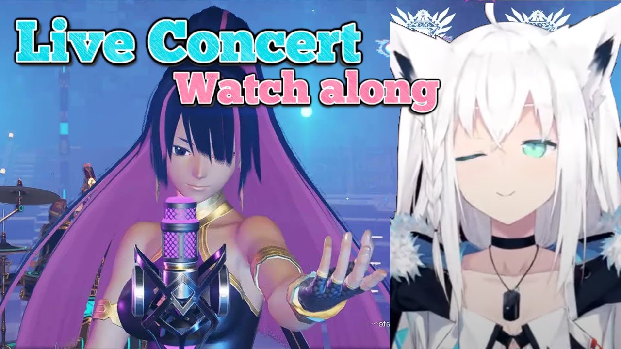 Fubuki reacts to PSO2 ngs concert (Song of War: against fate~)