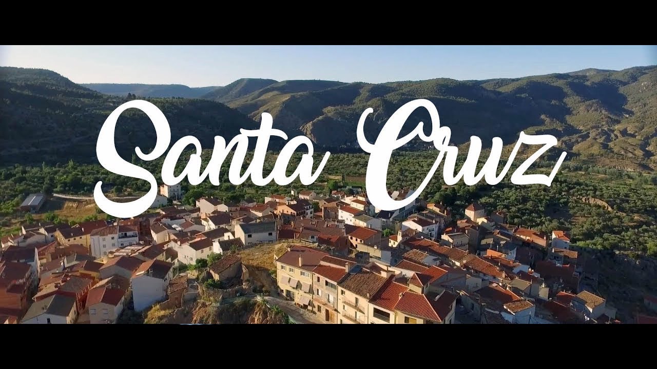 Santa Cruz de Moya desde el aire
