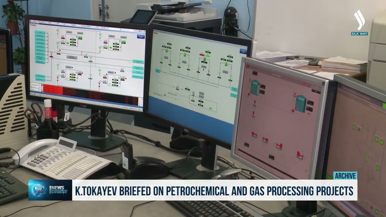 Қ.Тоқаевқа мұнай-газ химиясы және газ өңдеу жобалары туралы баяндалды