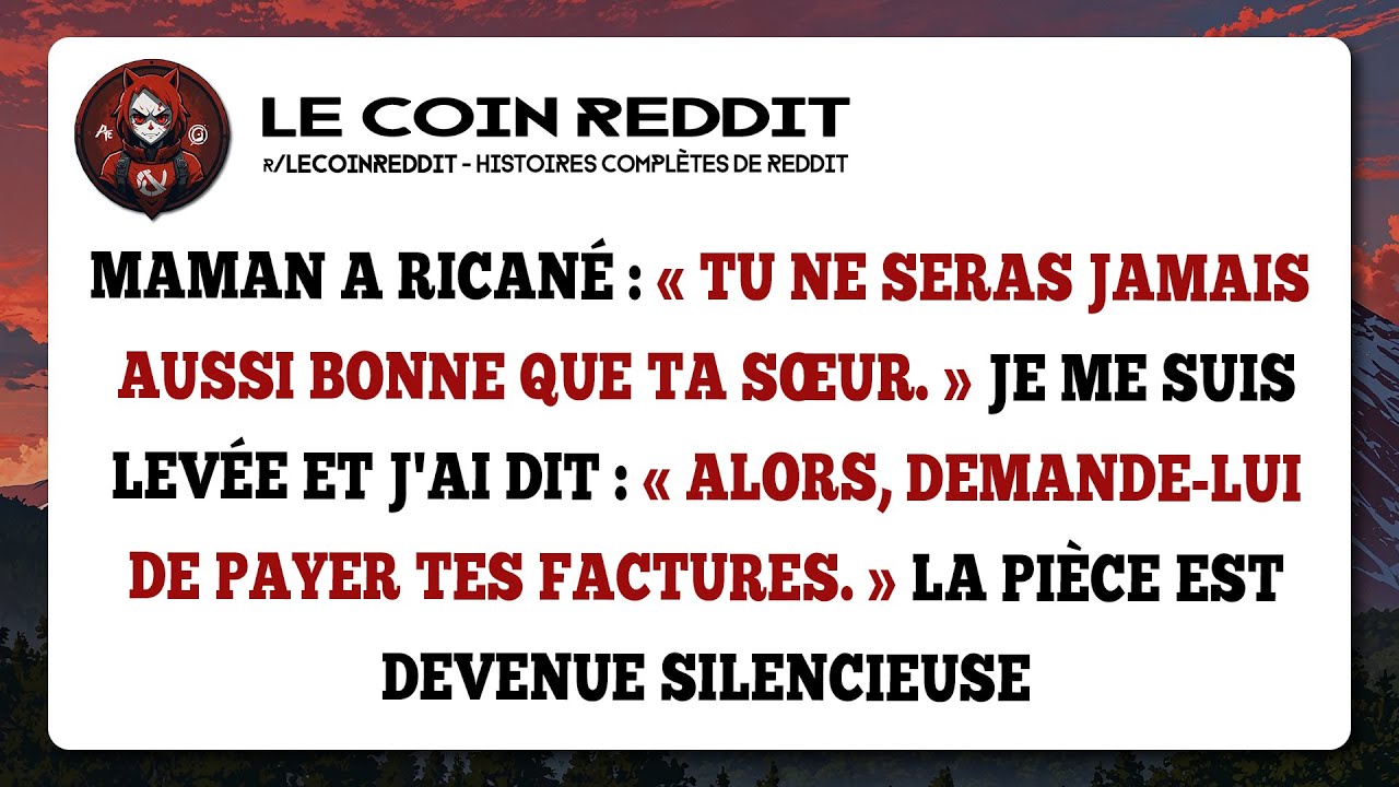 Ma mère m'humilie. Ma réponse sur ses factures la laisse sans voix.