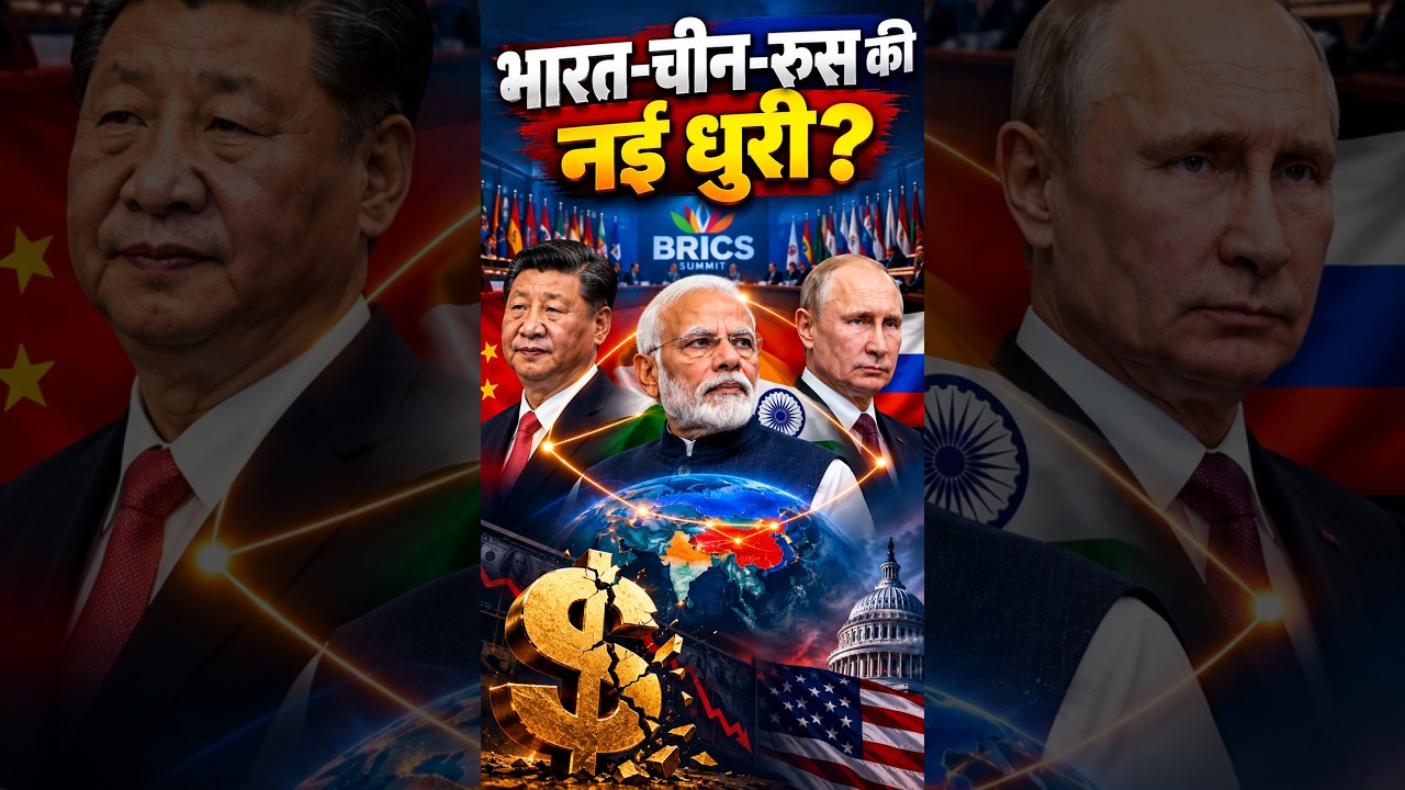 India-China-Russia: A New Geopolitical Axis Against the Dollar? | BRICS | UPSC | By Kunjesh Sir