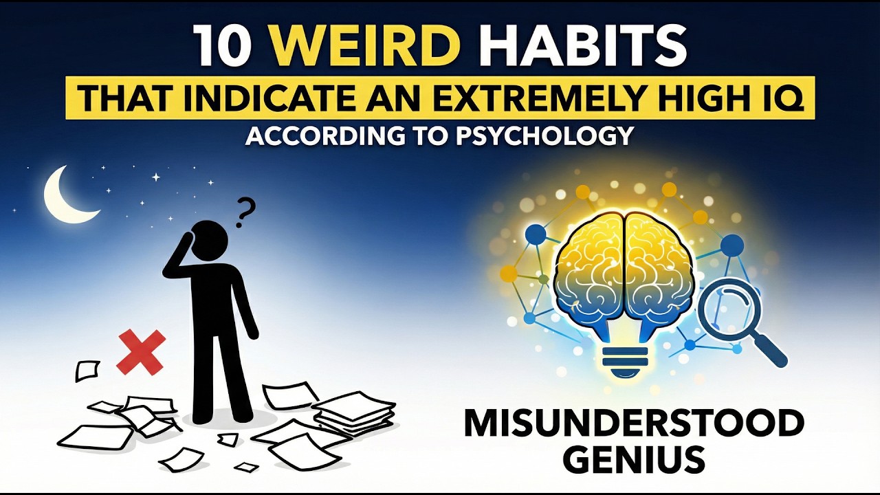 10 Weird Habits That Indicate an Extremely High IQ, According to Psychology
