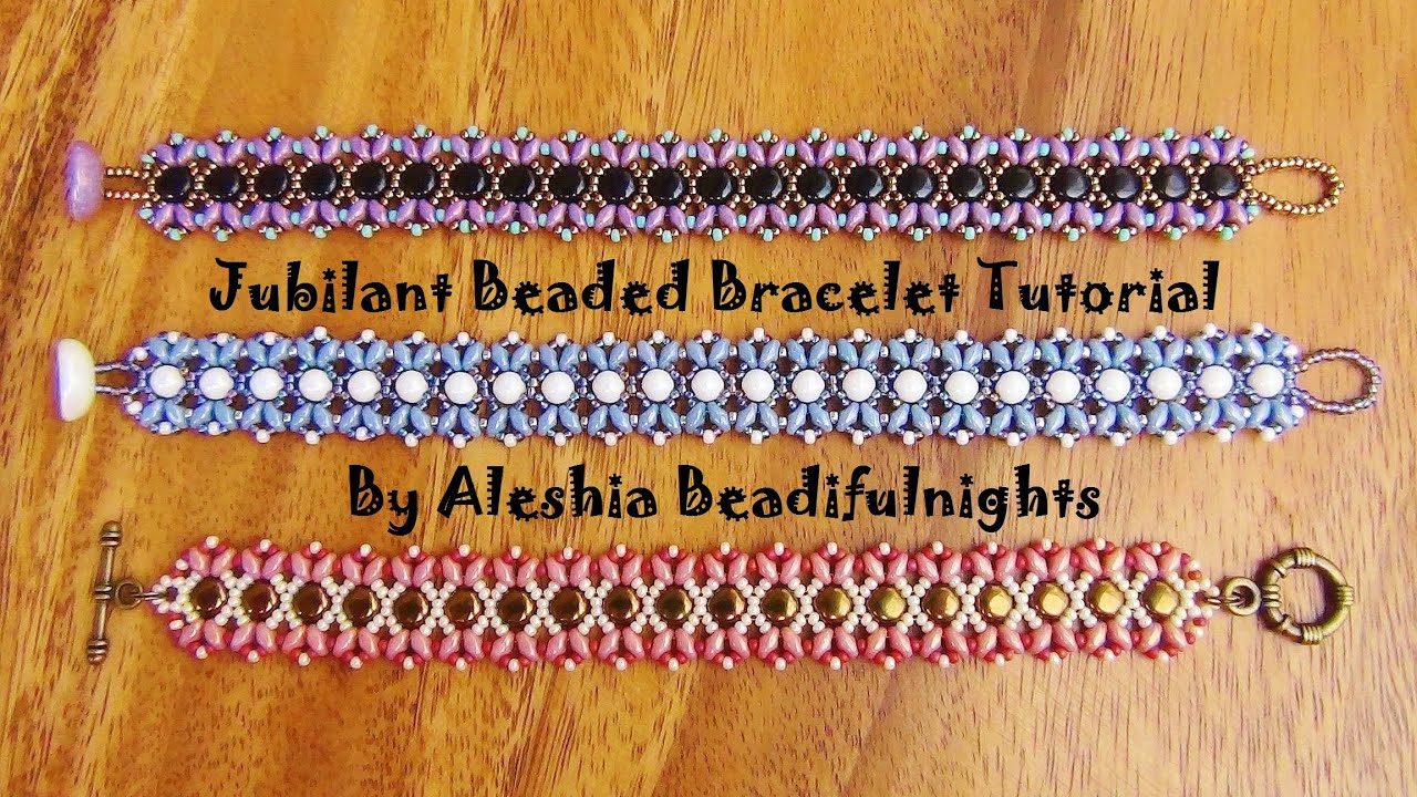 Jubilant Beaded Bracelet Tutorial