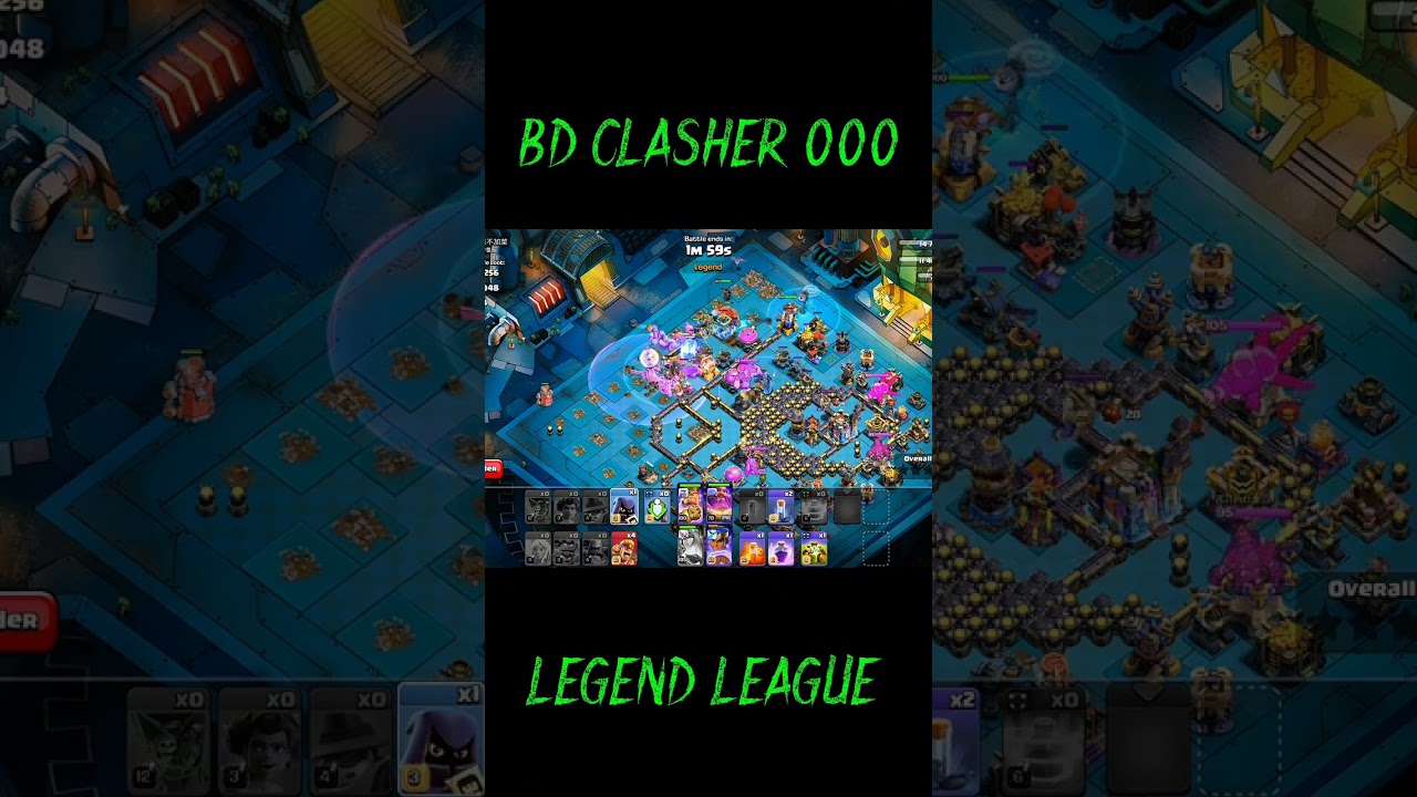 Legend League Attacks Root Raider Army Meteor Golem Totem Spell COC