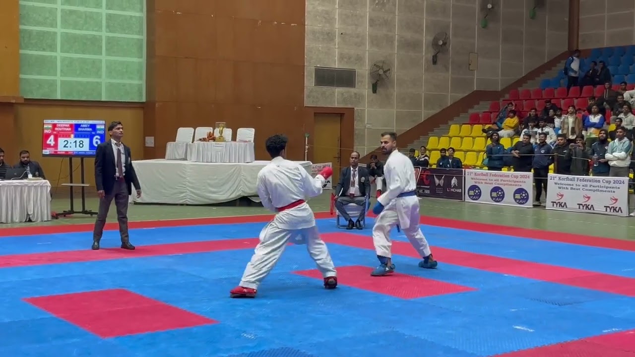Amey sharma vs deepak routan || AIU 2024-2025 MDU (Rohtak) || kumite ||