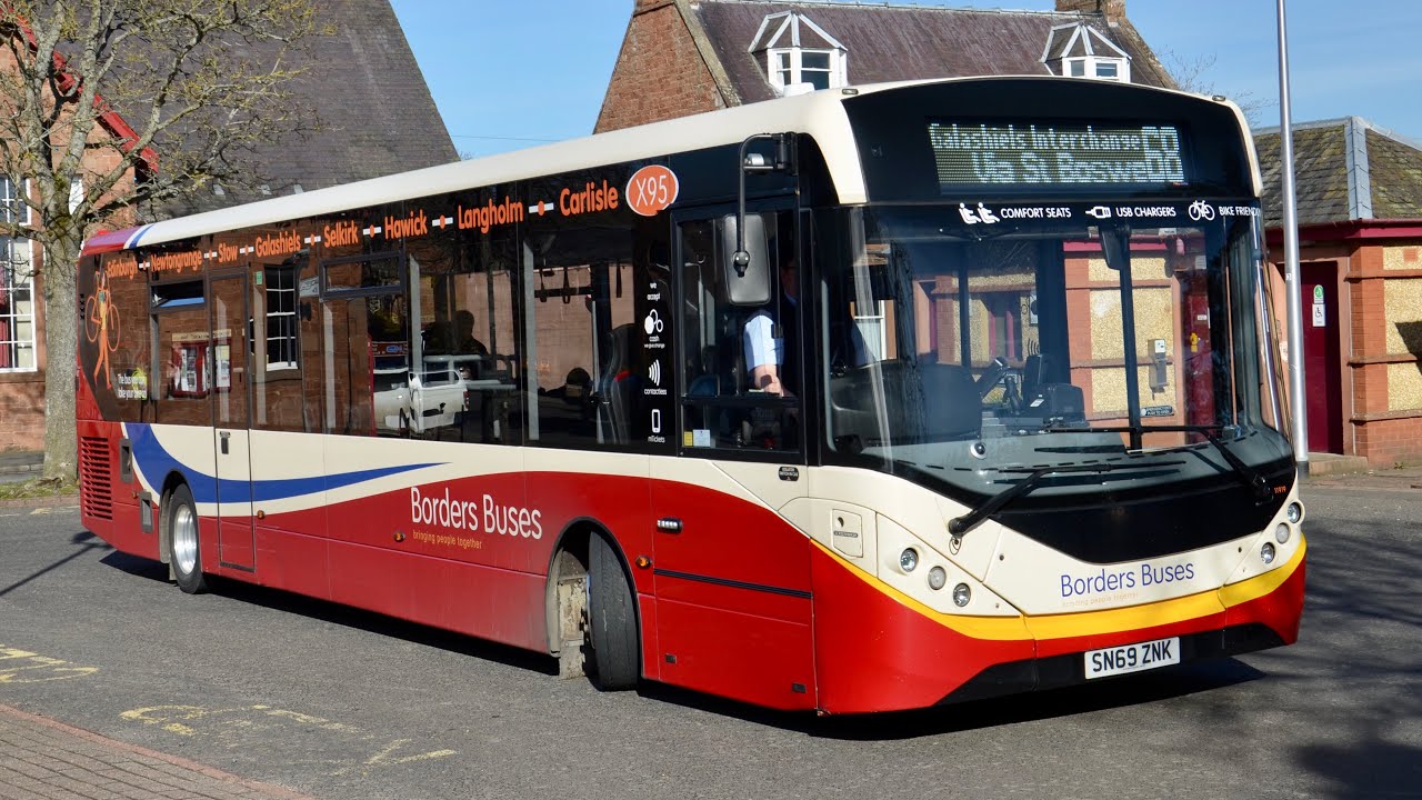 GoPro View: Borders Buses 11919 (SN69ZNK) Alexander Dennis E20D/Enviro 200 MMC