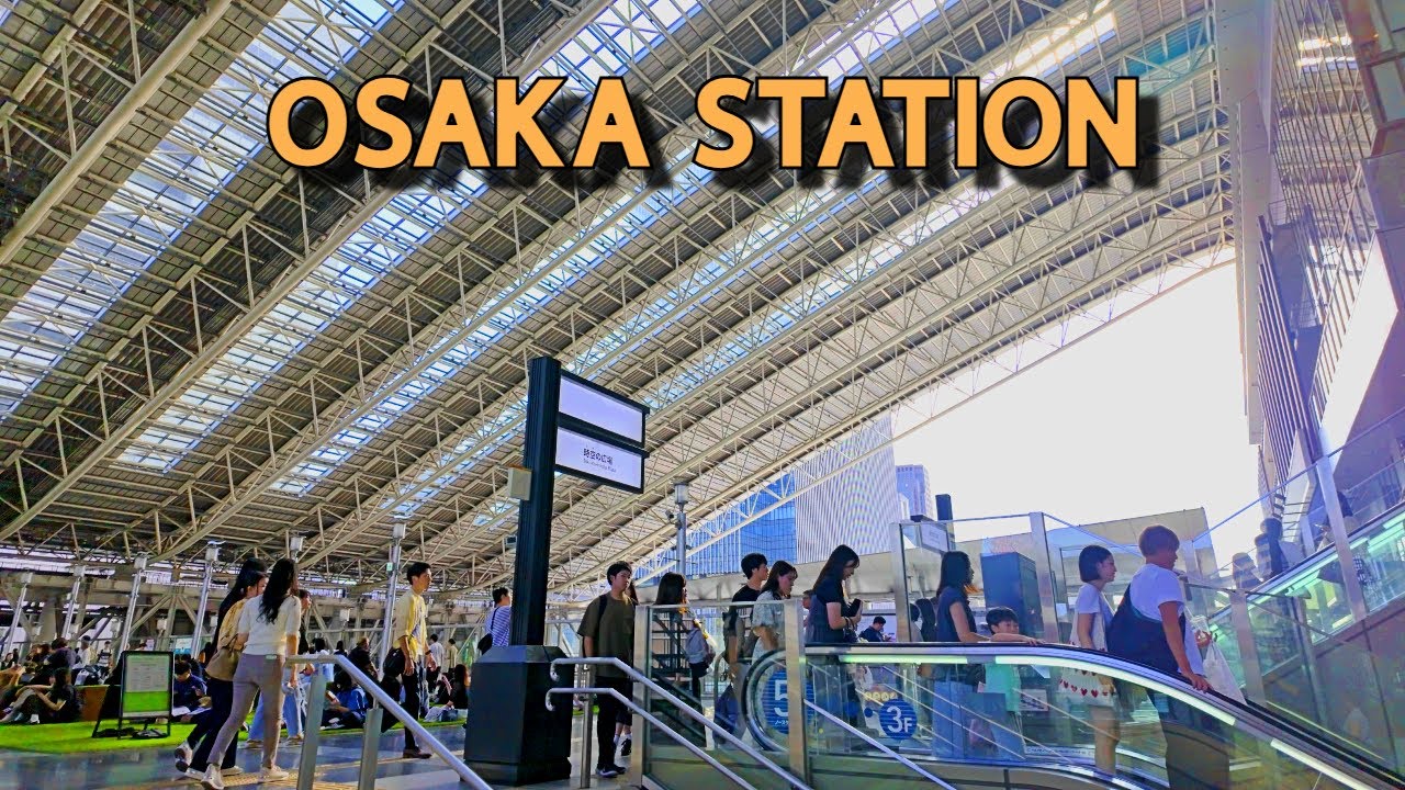 【4K】𝐖𝐀𝐋𝐊 🇯🇵 Visiting Osaka JR Station in Umeda Osaka, Japan