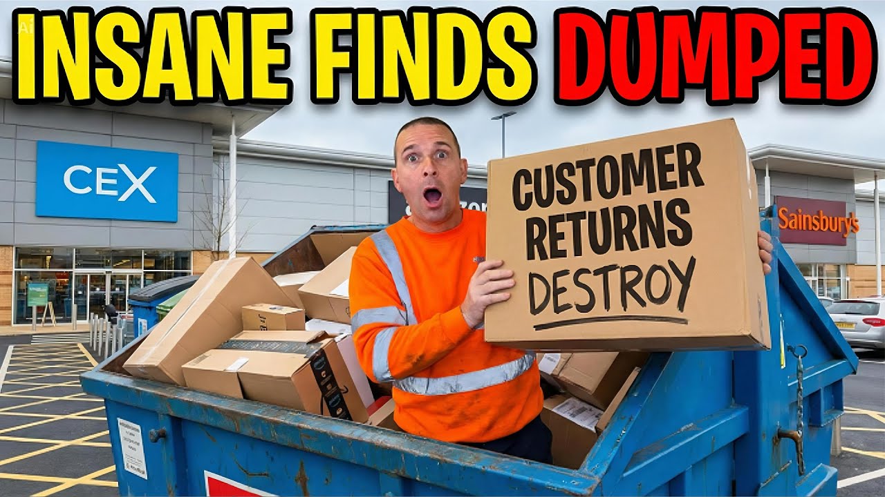 RETAIL PARK SKIP RAIDING, INCREDIBLE FINDS😲, DUMPSTER DIVING UK