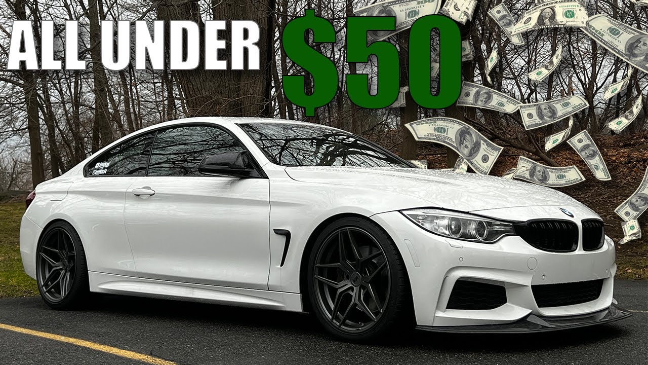 AWESOME MODS YOU CAN DO TO YOUR BMW FOR LESS THAN 50 DOLLARS!