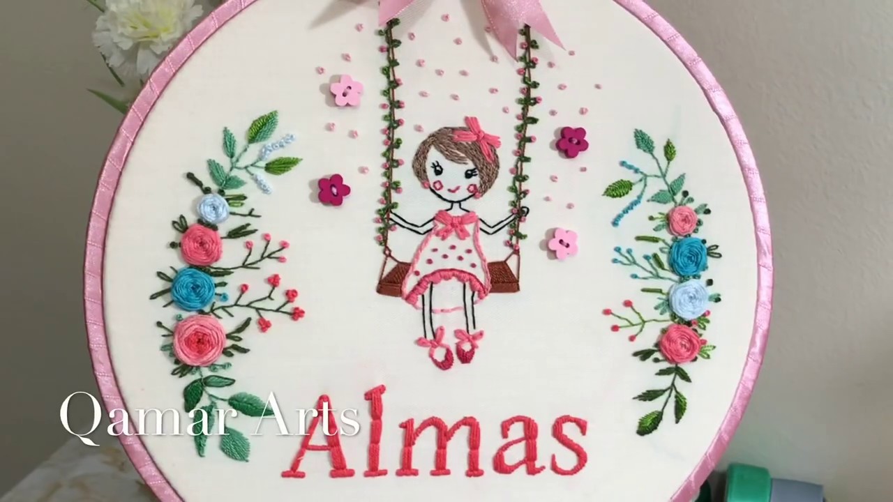 طريقة تقفيل الطاره بعد انتهاء التطريز 👌🏻How do finish the embroidery hoop