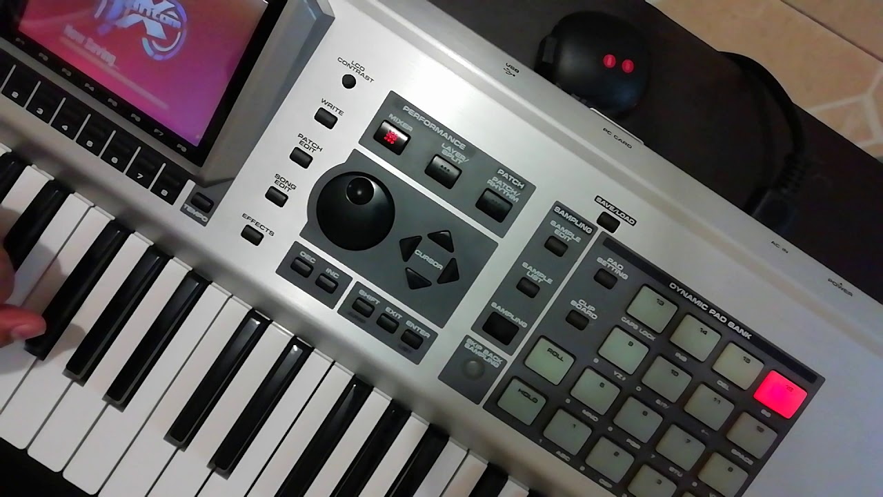 Secuencias midi en Roland Fantom X6 Parte 2