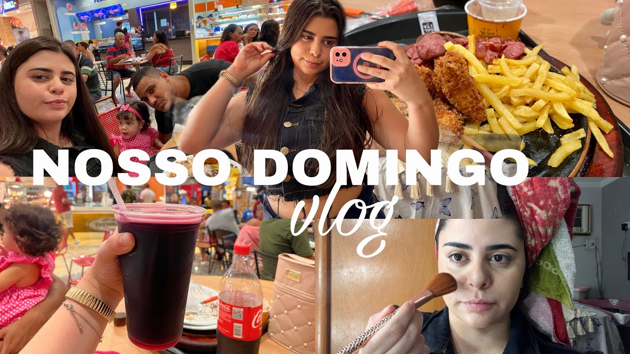 VLOG: NOSSO DOMINGO EM FAMÍLIA NO SHOPPING+ arrume se comigo✨