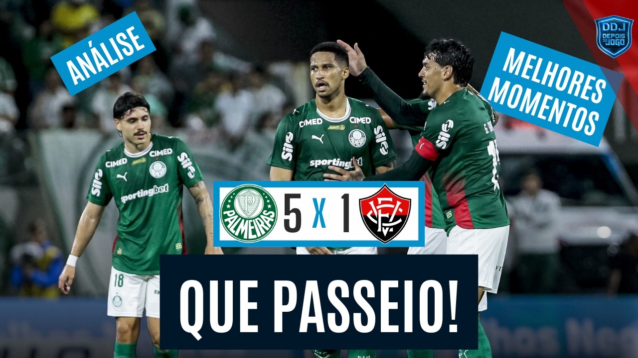 PALMEIRAS GOLEIA O VITÓRIA E CONQUISTA PRIMEIRO TRIUNFO NO BRASILEIRÃO! | MELHORES MOMENTOS