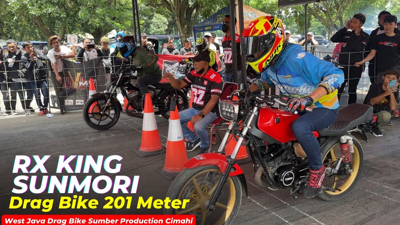 Tampang Standar Tapi Kencang‼️ Drag Bike RX King Sunmori di Cimahi