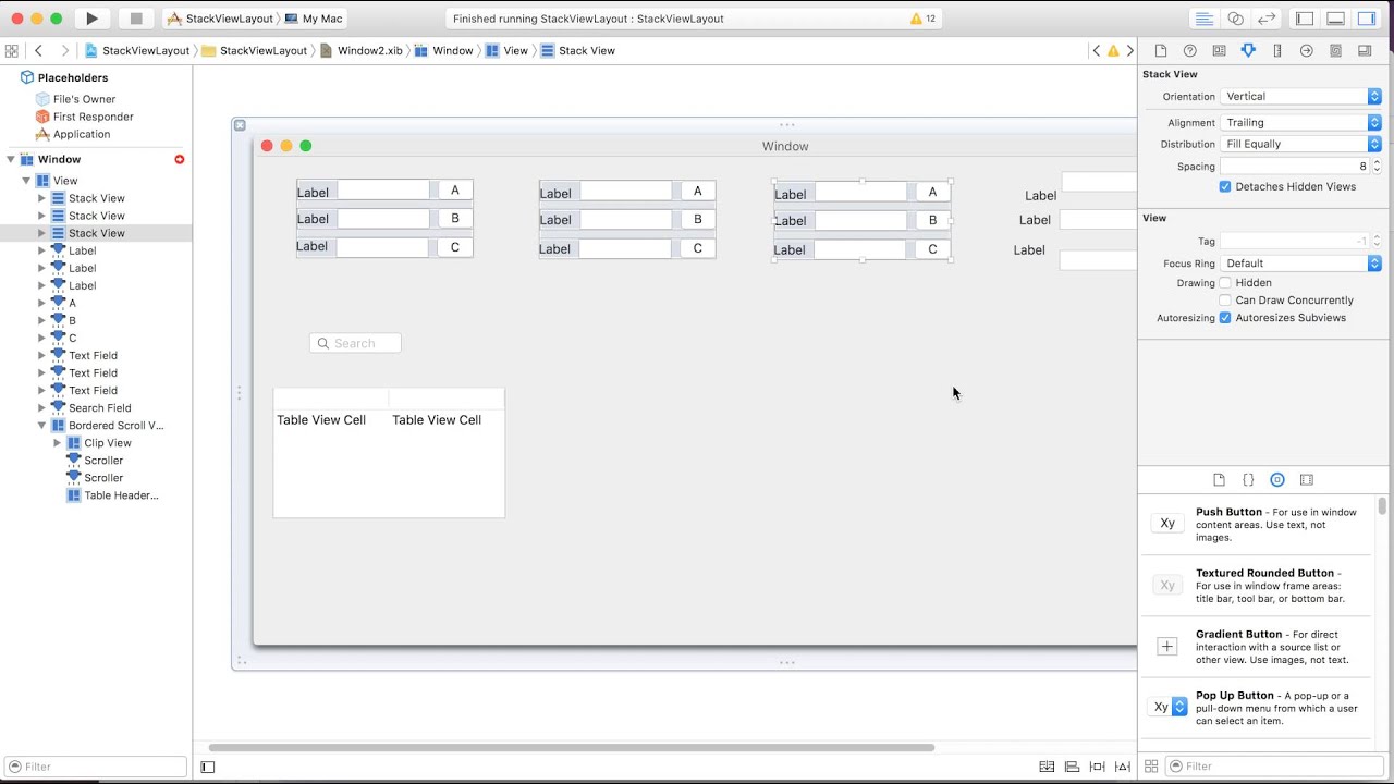 Swift AutoLayout Stack View under 5 minutes
