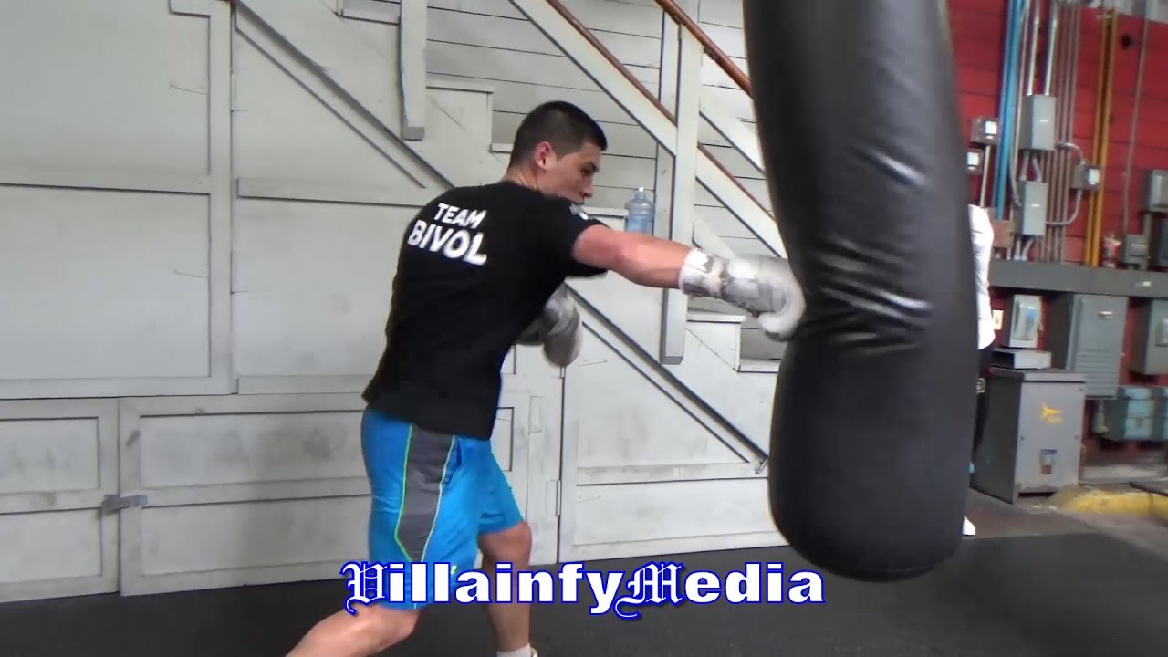 DMITRY BIVOL RIPPS THE HEAVYBAG; DEFENDS INTERIM WBA 175LBS TITLE ON APRIL 14TH