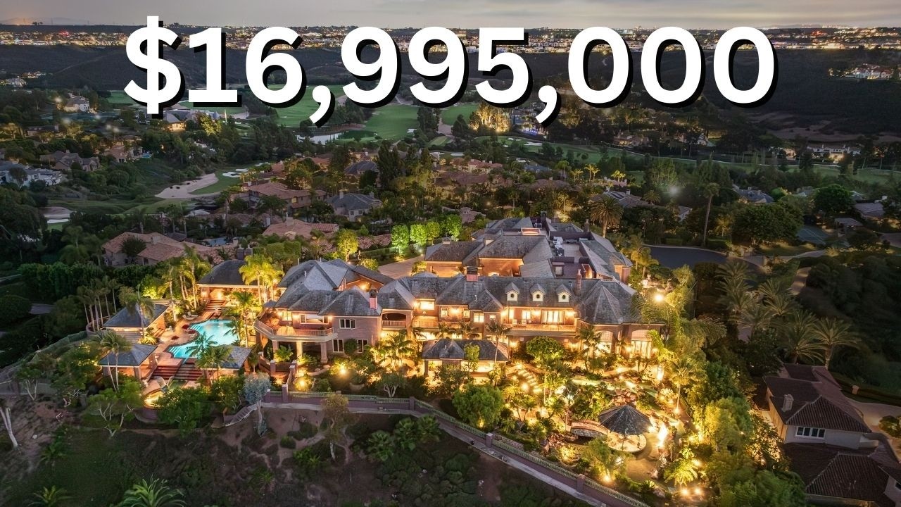 Touring a $16.9M Mega Mansion in Rancho Santa Fe | The Eagle’s Nest
