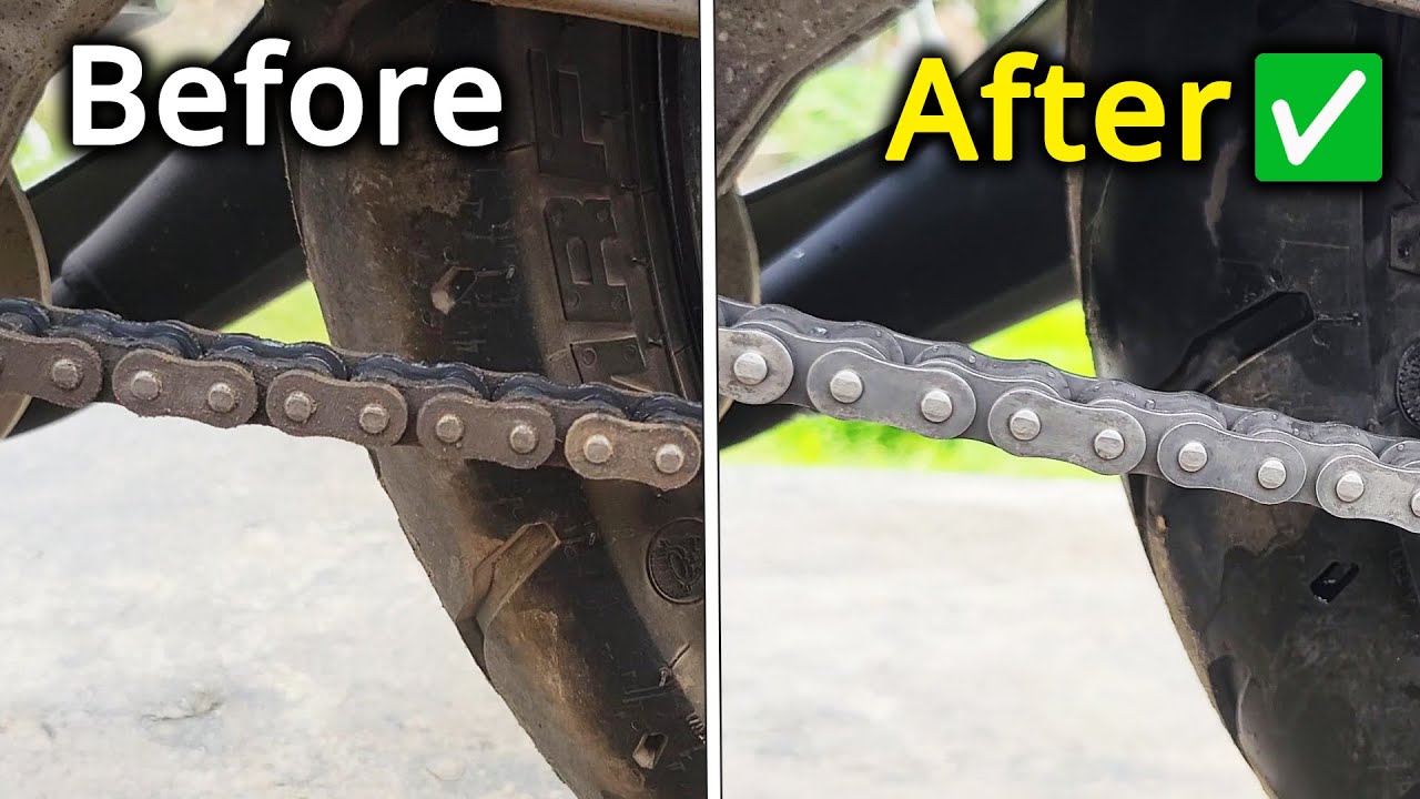Easiest way to Clean Your Motorcycle Chain | The easiest way to clean your motorcycle chain