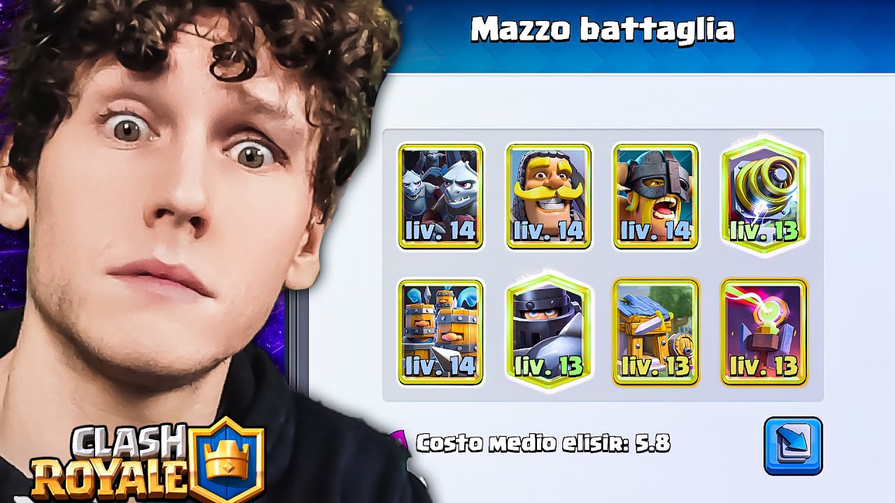 USO SOLO il MAZZO dei MIEI AVVERSARI...! CLASH ROYALE ITA