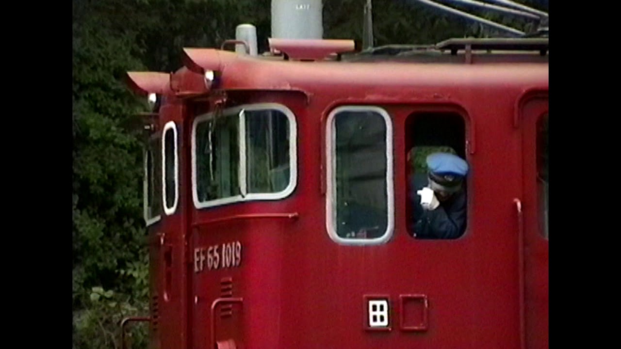 EF65 1019＋江戸　 水上駅にて　2005年6月4日