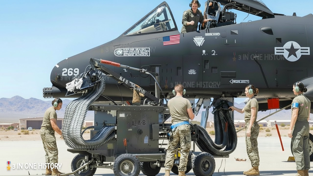 Наконец-то! Самолет A-10 Warthog прошел испытания новой 30-мм противотанковой системы GAU-8