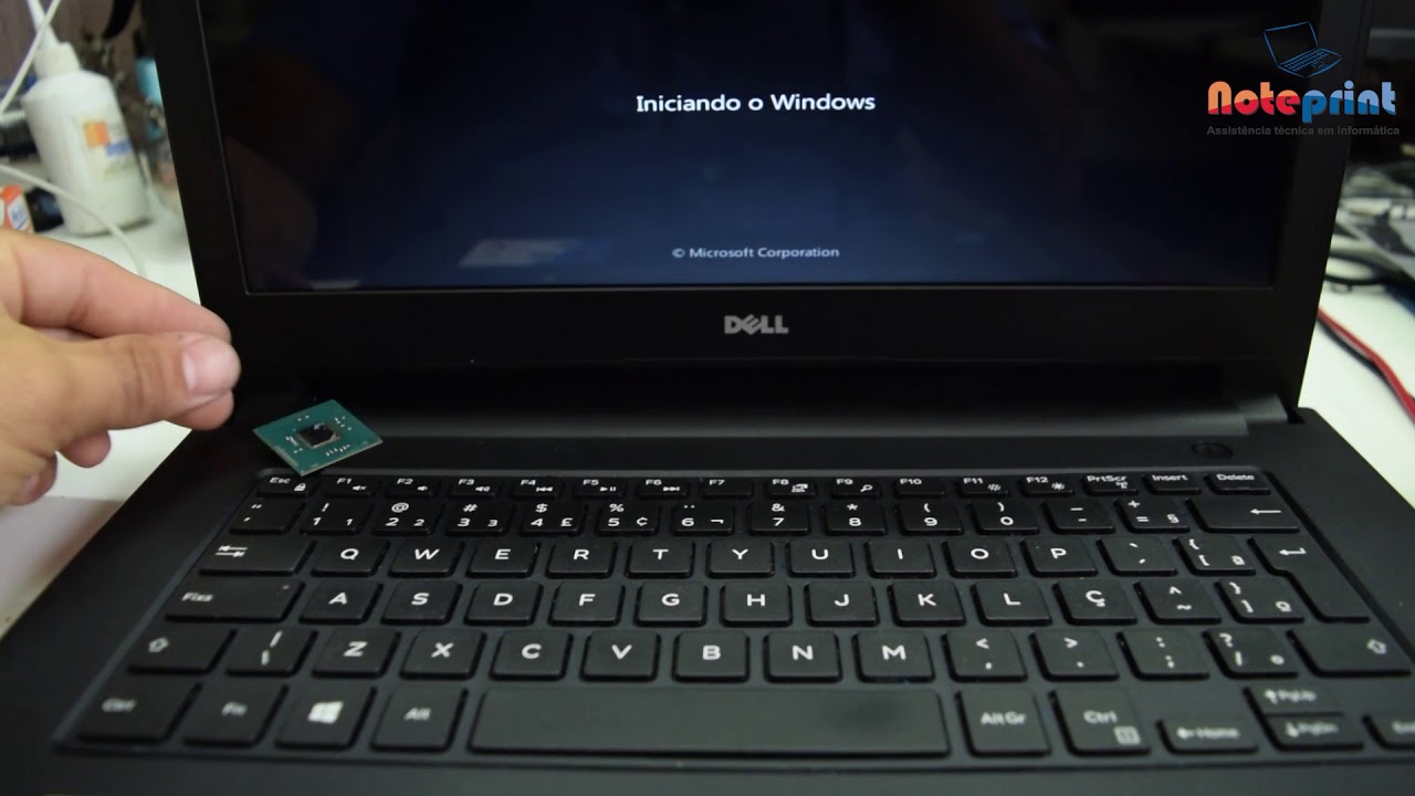 Dell Inspiron i14-5452 apitando 7 vezes defeito no processador N3700 [Reparo]