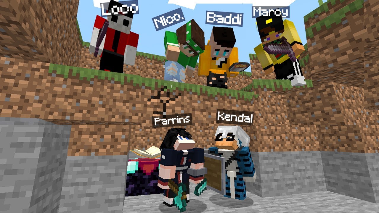PARRINS e @KendalYT CONTRO @Marcy 2 SPEEDRUNNER vs 4 CACCIATORI