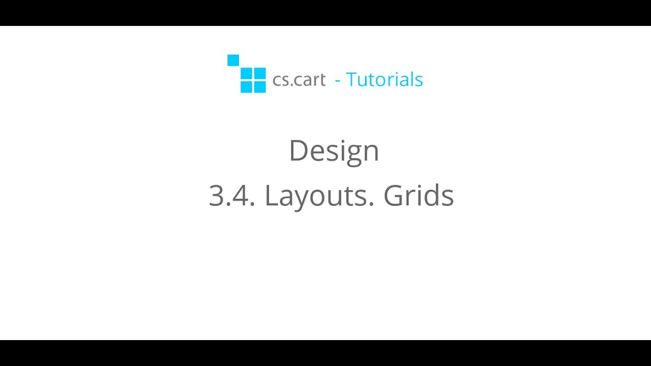 CS-Cart Tutorials. eCommerce Store Design - CS-Cart Layouts. Grids