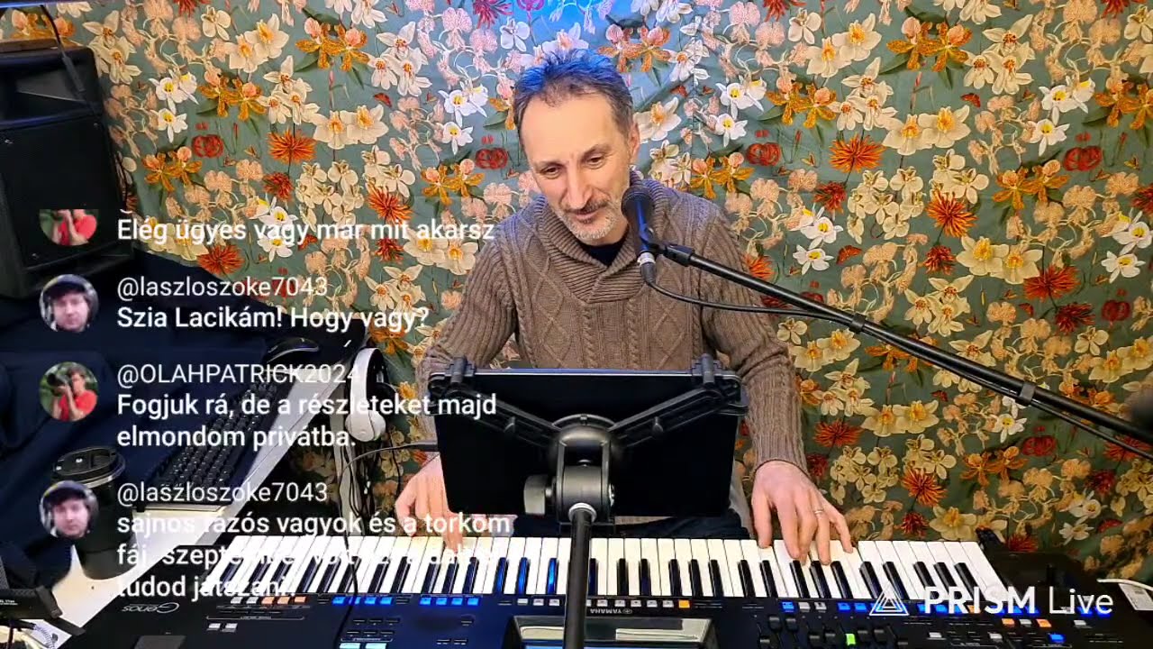 &Eacute;l&ouml; zene P&eacute;ter L&aacute;szl&oacute;-val 2025 Dec 13